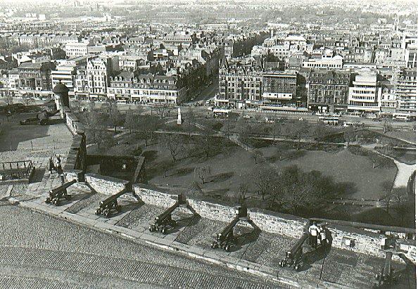 Edinburgh's New Town from Edinburgh Castle