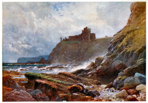 Tantallon Castle, on coast of Haddingtonshire