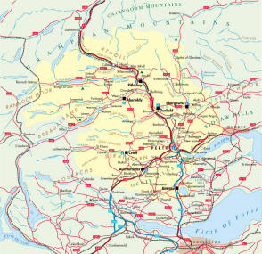 Map of Perthshire