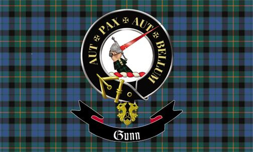 Sample of the Clan Gunn Flag