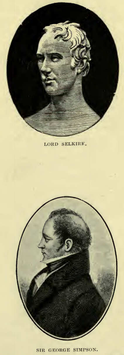 Lord Selkirk and Sir George Simpson