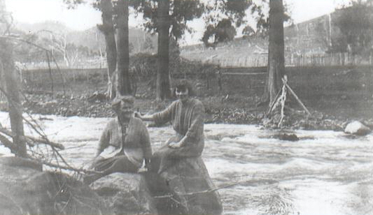 Nell   with her mother  Agnes nee McLachlan      George at Stewarts Brook NSW