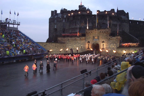 Opening ceremonies, Scotland Military Tattoo, Edinburgh Castle, August 2002