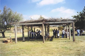 Brush Arbor - Photo by Faye Heffington