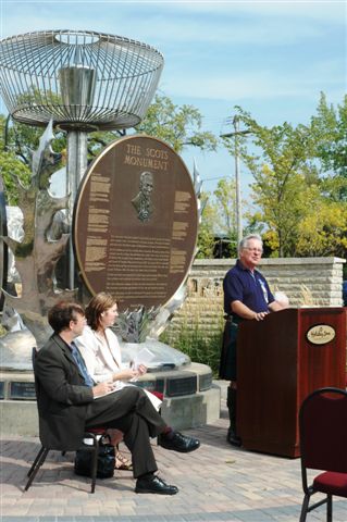 1st Annual Selkirk Settlers' Celebration-Pres Bob Darling Waxing Eloquent