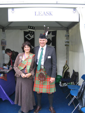 Clan LEASK (hereditary chief, but lacking titles & land) 