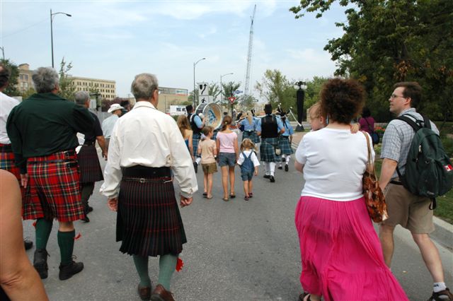 Near the end of the 1ST Parade