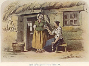 Spinning with the Distaff