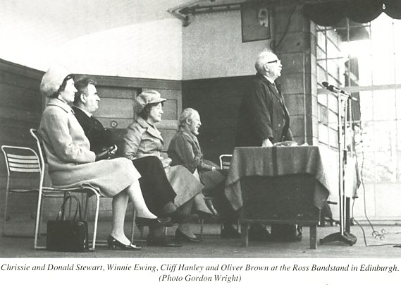 Oliver Brown at the Ross Bandstand in Edinburgh