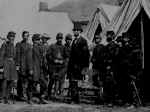 President Lincoln at Antietam
