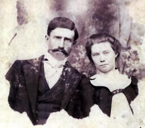 William "Bill" Collins with his wife, Fannie Keef Collins