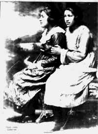 Mae Rusk is the girl on the left and Metza on the right