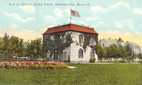 View at Chilocco Indian School, Arkansas City, Kans.