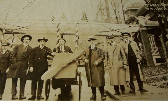 Charles Ruickbie at Victory Loan Parade