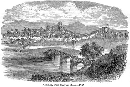 Carlisle, from Stanwix Bank - 1745