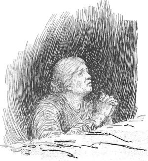 Praying woman