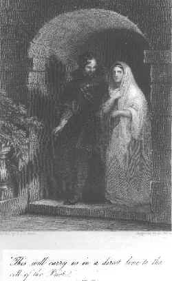 "This," whispered he, "will carry us in a direct line to the cell of the prior of St. Fillan."