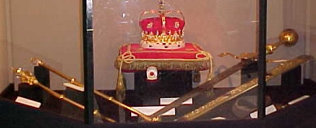 Photograph of the Scottish Crown Jewels taken by Ranald McIntyre