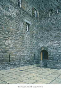 Courtyard at north-west entrance