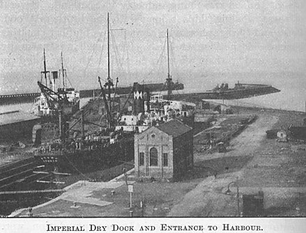 Imperial Dry Dock and Entrance to Harbour