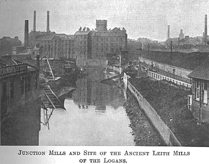 Junction Mills and Site of the Ancient Leith Mills of the Logans