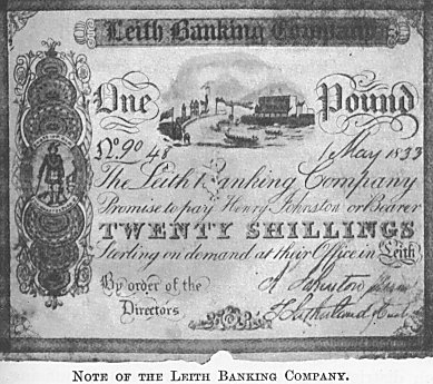 Note of the Leith Banking Company