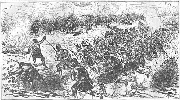 The Black Watch charging the Intrenchments at Tel-el-Kebir