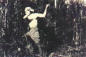 Pioneers - Clearing the land - Angus McLachlan 1895 - 1969