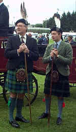 Clan Chief, The Marquis of Huntly and his son The Earl of Aboyne