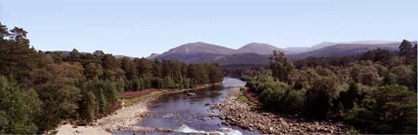 River Dee. Clan lands of the Clan Gordon