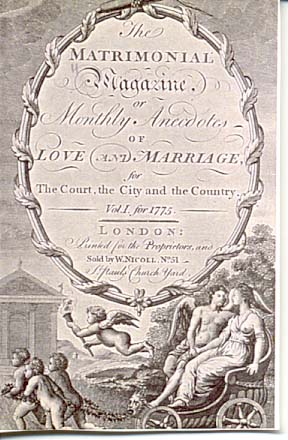 advertisement for the Matrimonial Magazine