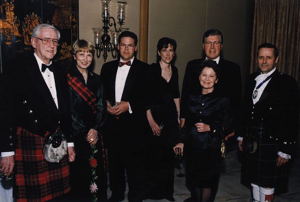 L-R: Neil & Marie Fraser, Ian & Lynne (Bridgman) Cleghorn, John & Pattie (Hart) Cleghorn, Alan McKenzie