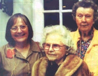 LtoR: Beth Gay, Aunt Mildred (95) and Miss Peggie (88)