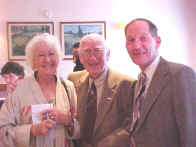 Winnie Ewing MSP, John Macfarlnae and Eric Nelson enjoy blether