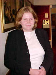 Pamela Lowry enjoying her first SI Lunch