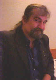 Bill MacBride manning book stall