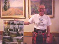 Alistair Walker appealing for sponsorship on behalf of Aberlour Childrens Trust