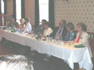 Kenneth Fee, Marion Anderson, Ian Hudghton MEP, Peter Wright, Lily Hudghton, Ianin Anderson, Una Brown, Marilyin Wright.