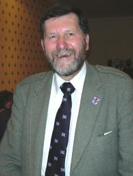 Peter D Wright, genial host