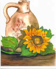 nana sunflower jug