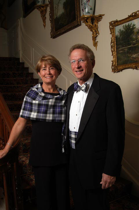 Dr Shi, president of Furman University, and his wife Susan