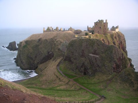 Dunnotar Castle, just south of Stonehaven 
