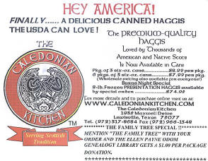 Delicious Canned Haggis