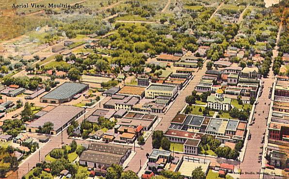 Arial view of Moultrie