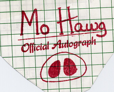 Mo Hawg official autograph