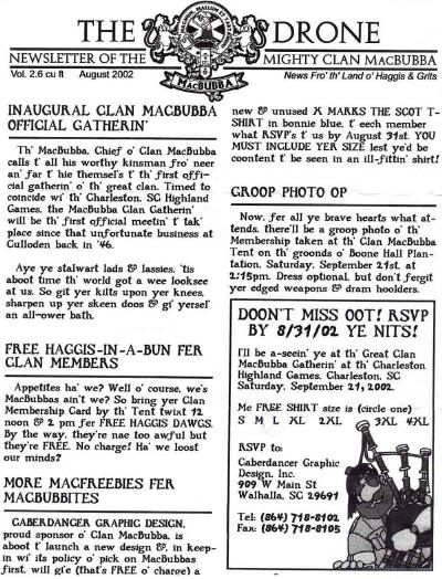 August 2002 newsletter