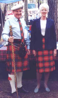 Sandy MaPhie of Australia and wife Helen