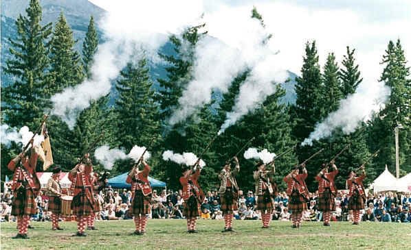 The Olde 78th Fraser Highlanders from Calgary