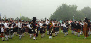 Pipes & Drums in Mist
