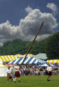 Tossing the Caber